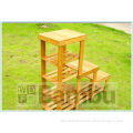 3 Layers - Bamboo High-low Stool and Shoe Rack
